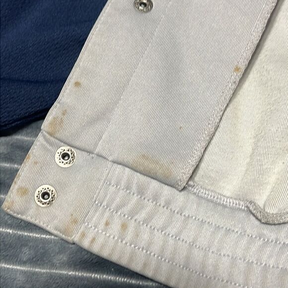 🔥⚾️ Vintage NY YANKEES ADIDAS Embroidered Snap Varsity Polyester Jacket - Sz L - Picture 16 of 16